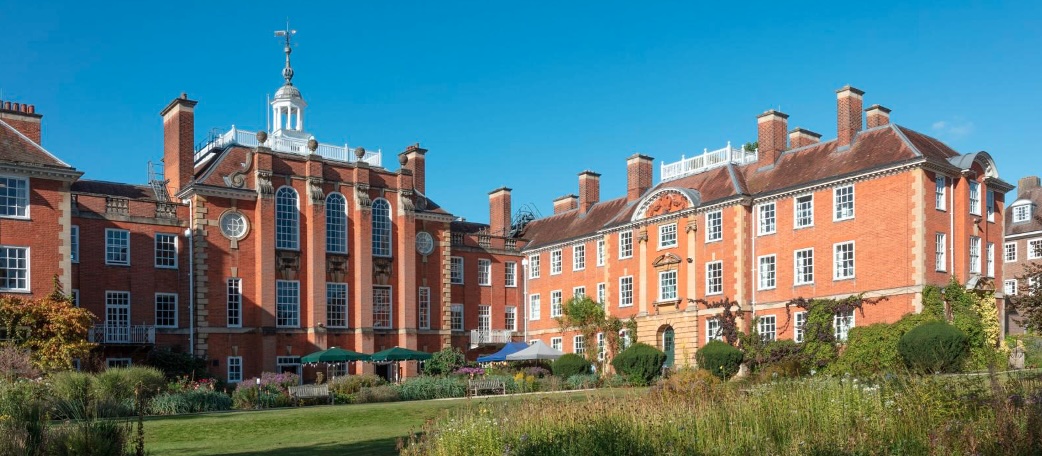 Lady Margaret Hall, Oxford University, viewed across the garden