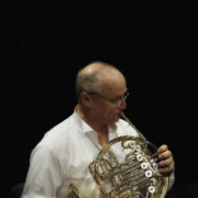 Peter Francomb playing French horn