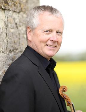 Roger Coull with violin